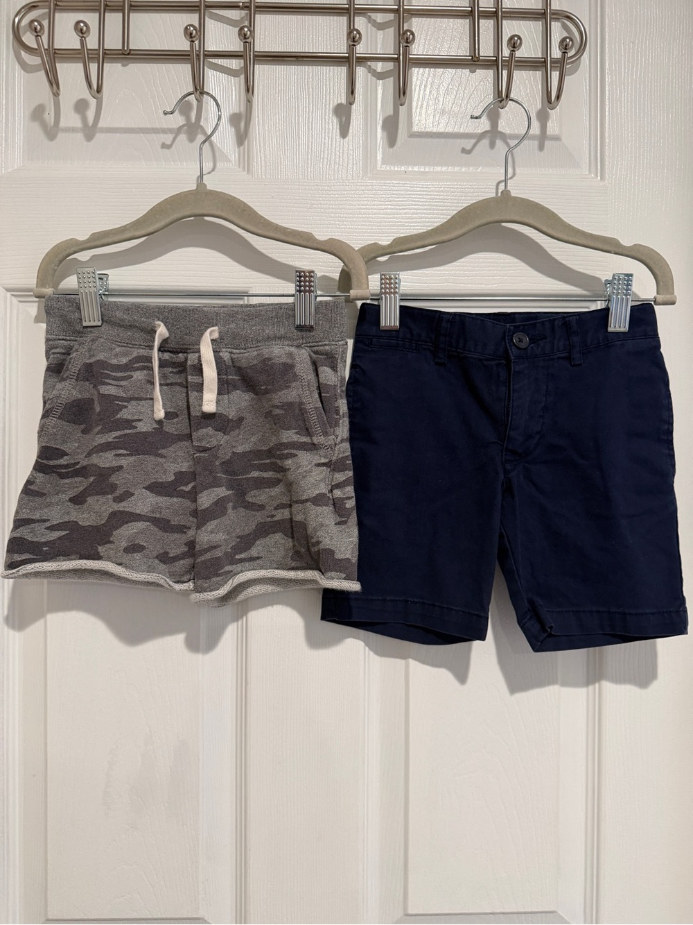 Polo Ralph Lauren Shorts Lot 3T Gray Camo Sweat Navy Chino Bundle of 2